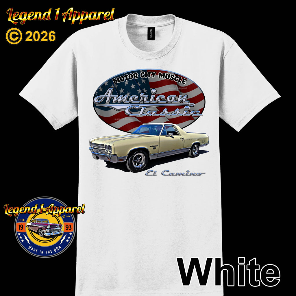 1970 Chevrolet El Camino - American Classic Muscle Truck T-shirt