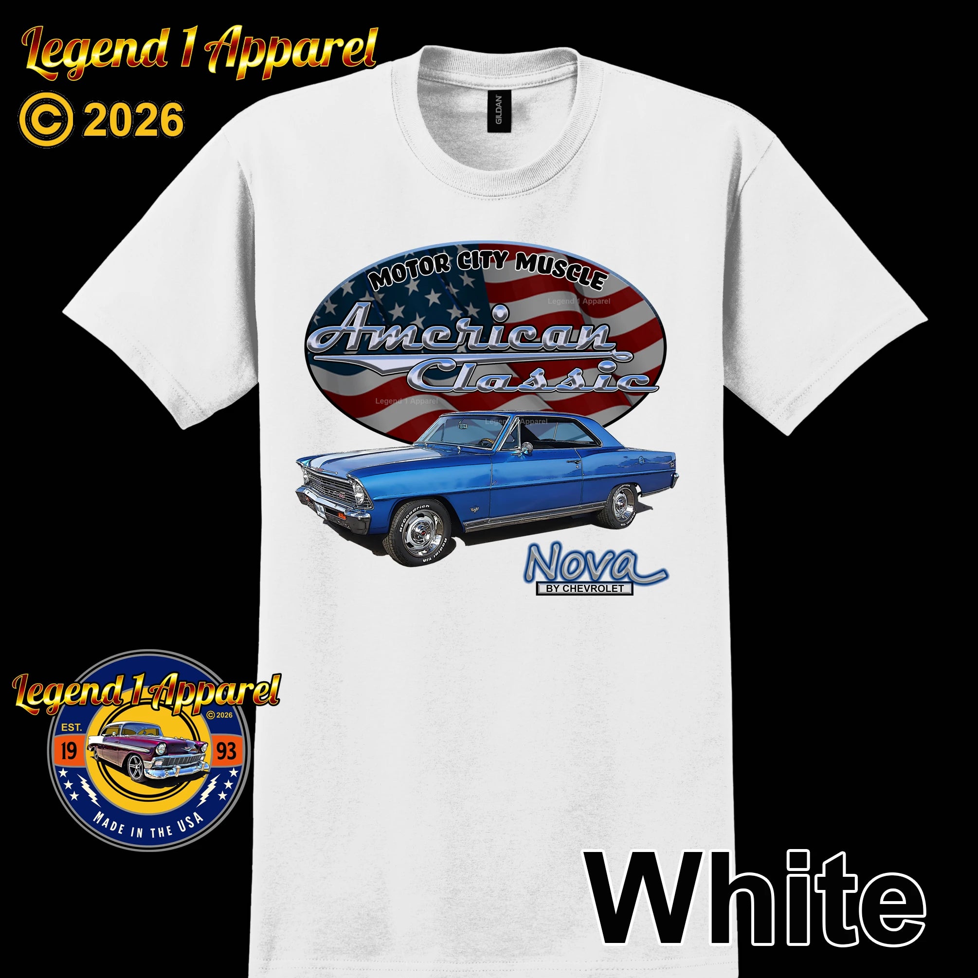 1967 Chevrolet Nova SS - American Classic Muscle Car T-shirt