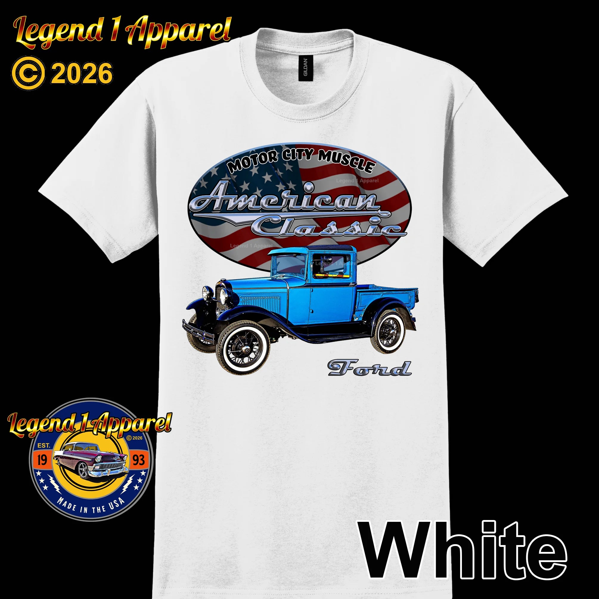 1930 Ford Model A Truck - American Classic Pickup T-shirt
