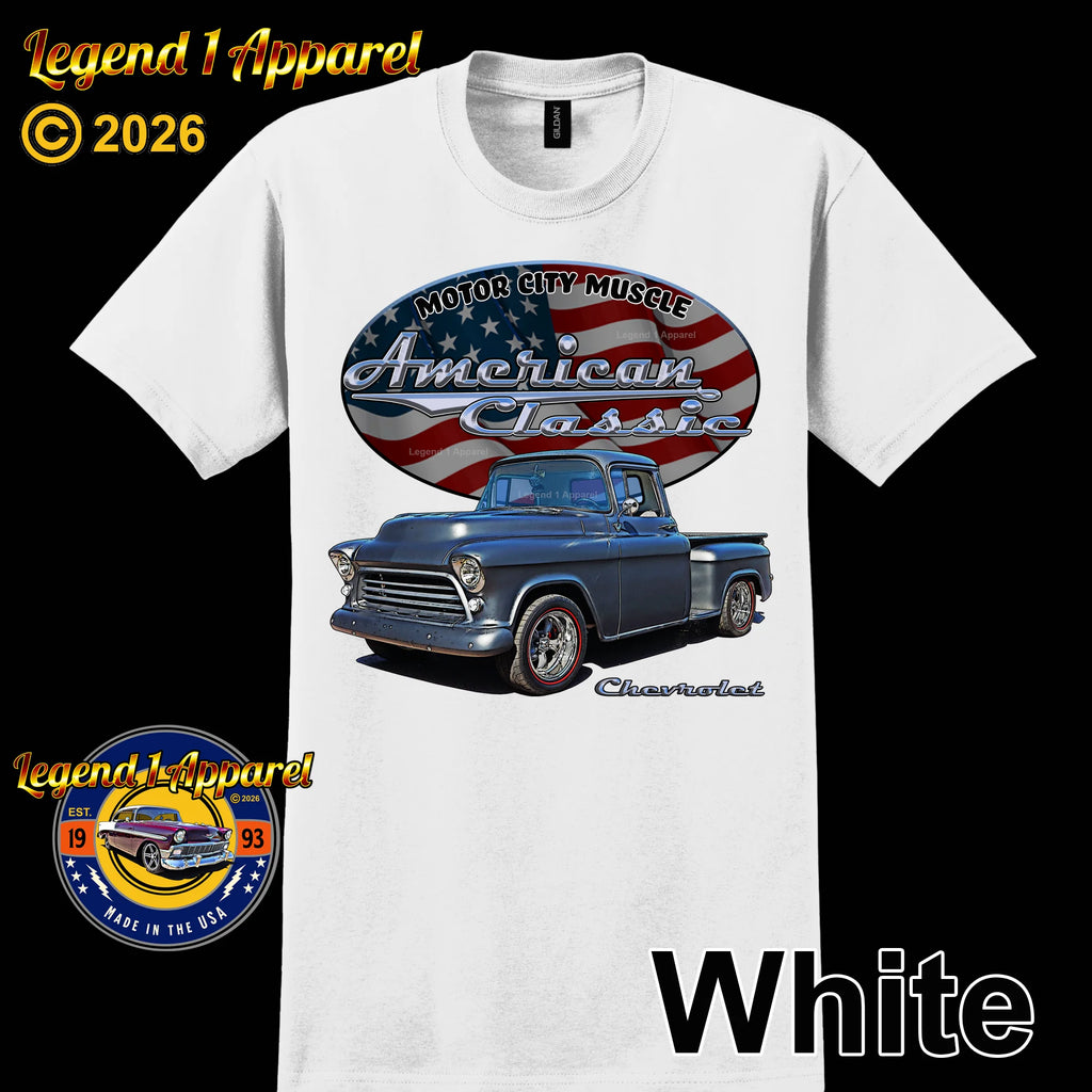 1955 Chevrolet Pick Up - American Classic Muscle Truck T-shirt