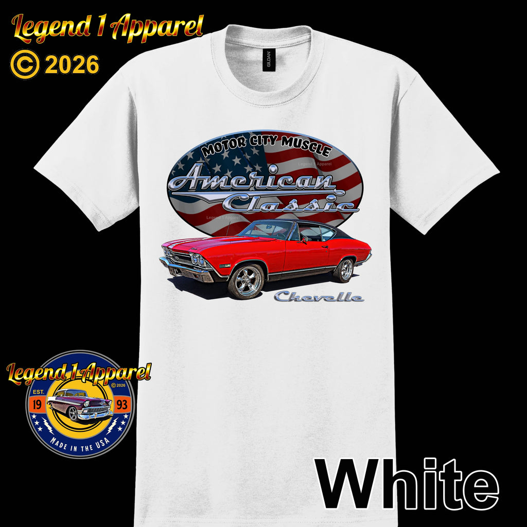 1968 Chevrolet Chevelle SS - American Classic Muscle Car T-shirt