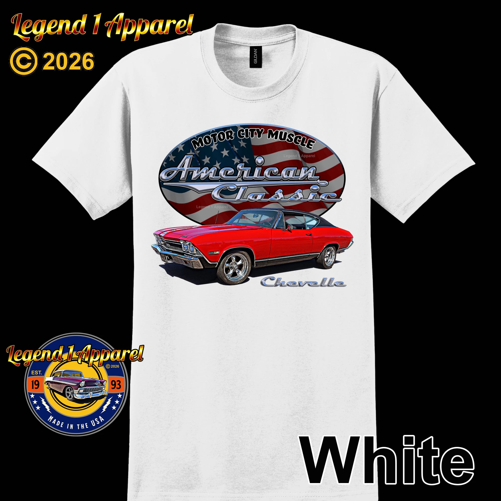1968 Chevrolet Chevelle SS - American Classic Muscle Car T-shirt