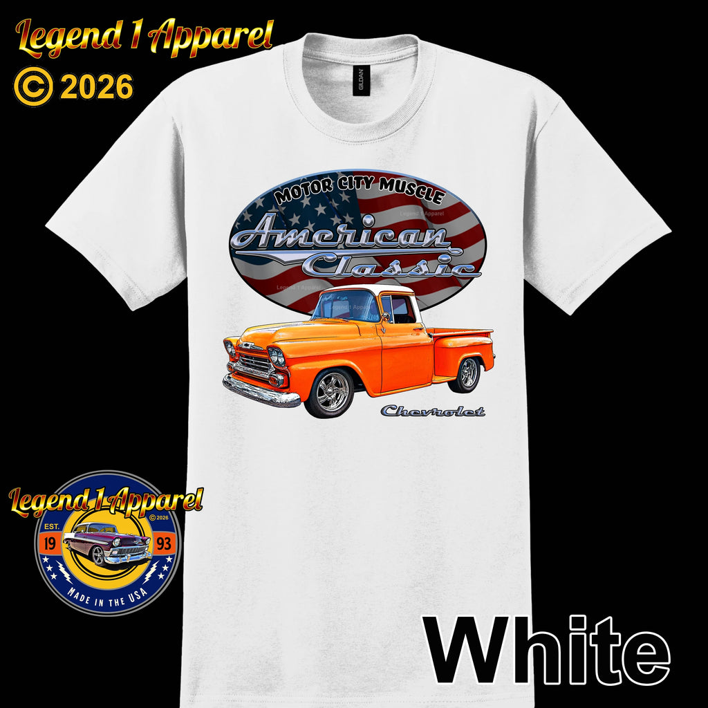 1958 Chevrolet Pick Up - American Classic Muscle Truck T-shirt