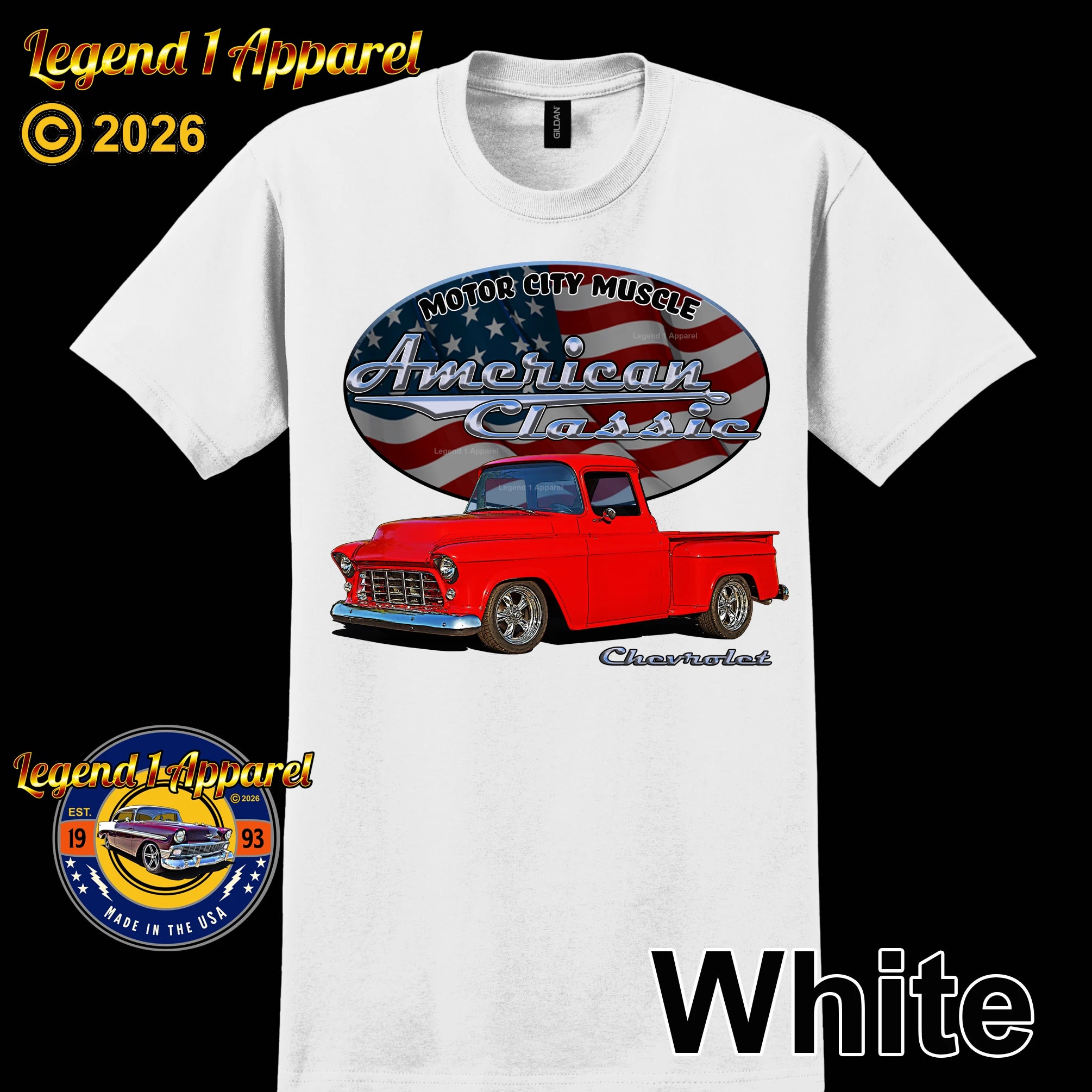 1956 Chevrolet Pick Up - American Classic Muscle Truck T-shirt