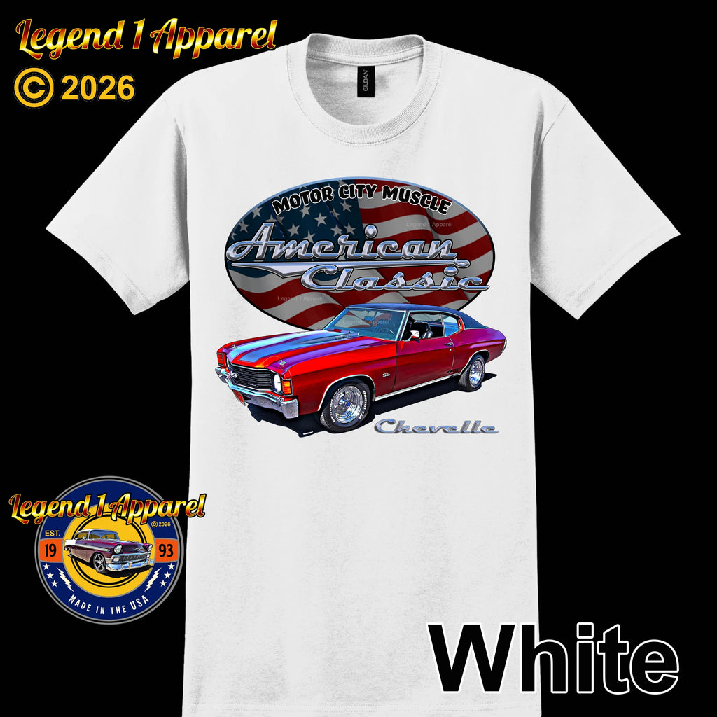 1972 Chevrolet Chevelle SS - American Classic Muscle Car T-shirt