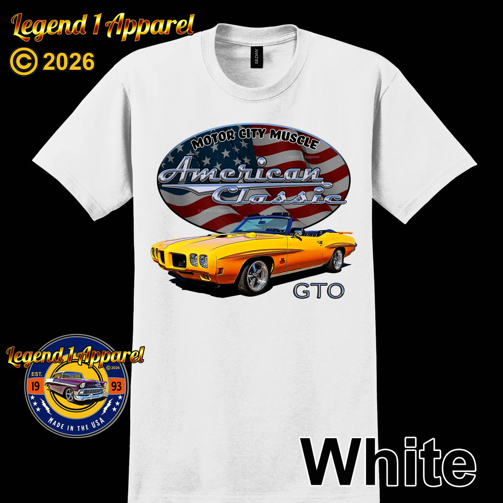 1970 Pontiac Judge GTO - American Classic Muscle Car T-shirt