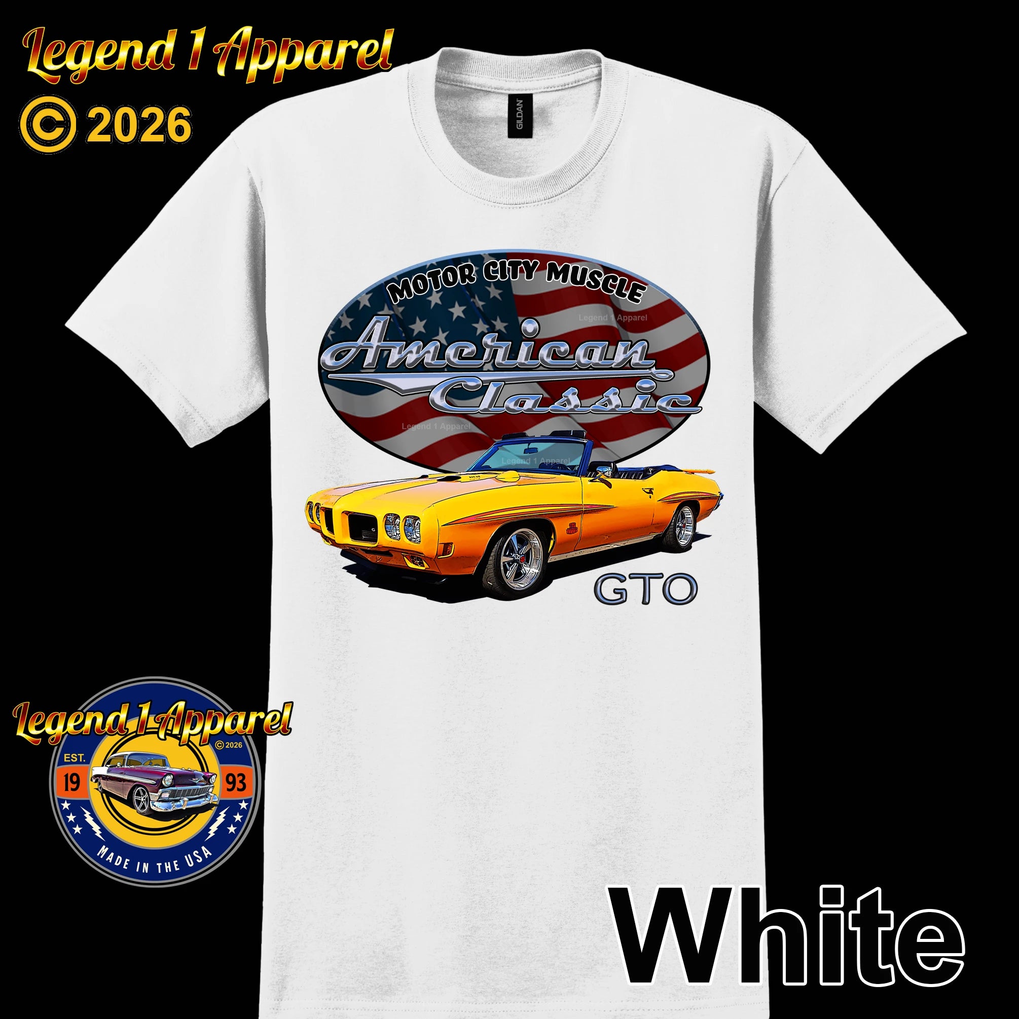 1970 Pontiac Judge GTO - American Classic Muscle Car T-shirt