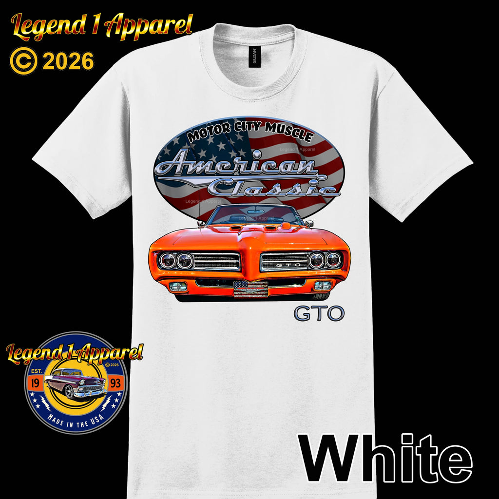 1969 Pontiac Judge GTO - American Classic Muscle Car T-shirt