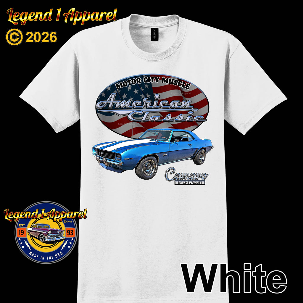 1969 Chevrolet Camaro - American Classic Muscle Car T-shirt