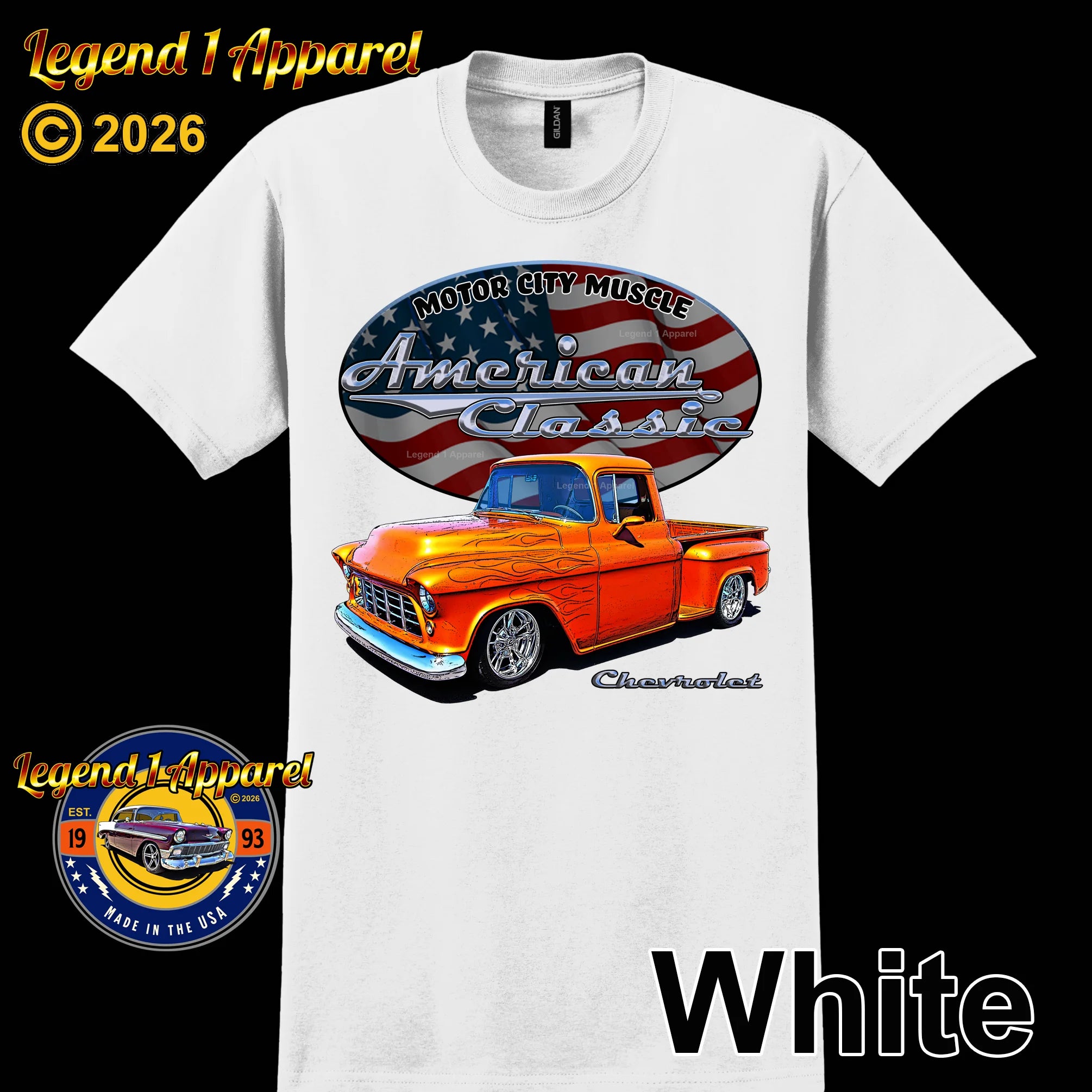 1955 Chevrolet Pick Up - American Classic Muscle Truck T-shirt