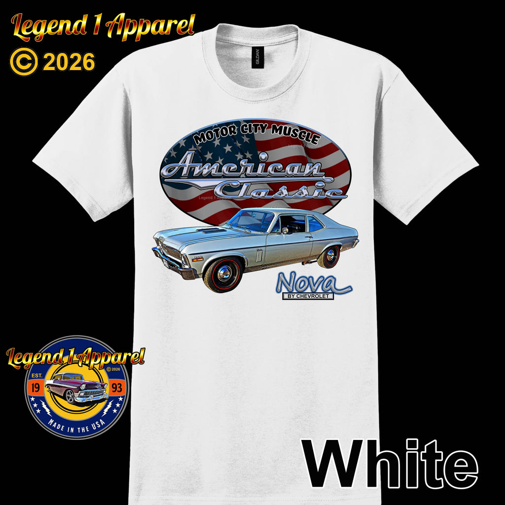 1970 Chevrolet Nova SS - American Classic Muscle Car T-shirt