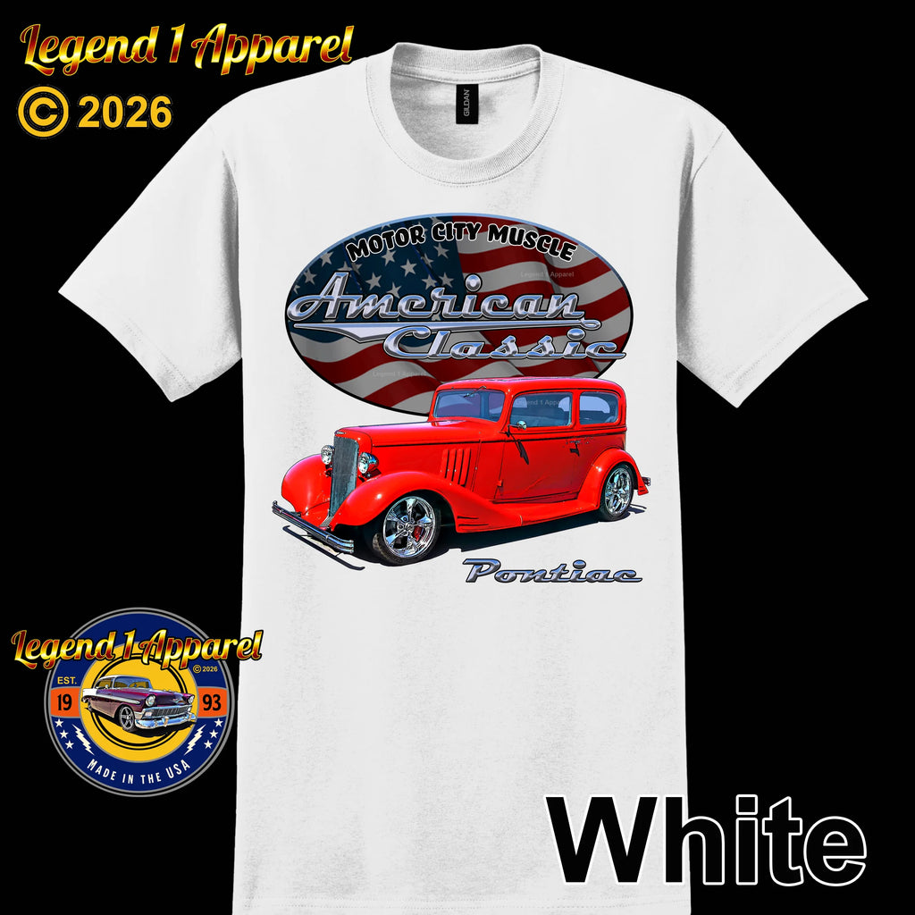 1933 Pontiac Coupe - American Classic Muscle Car T-shirt