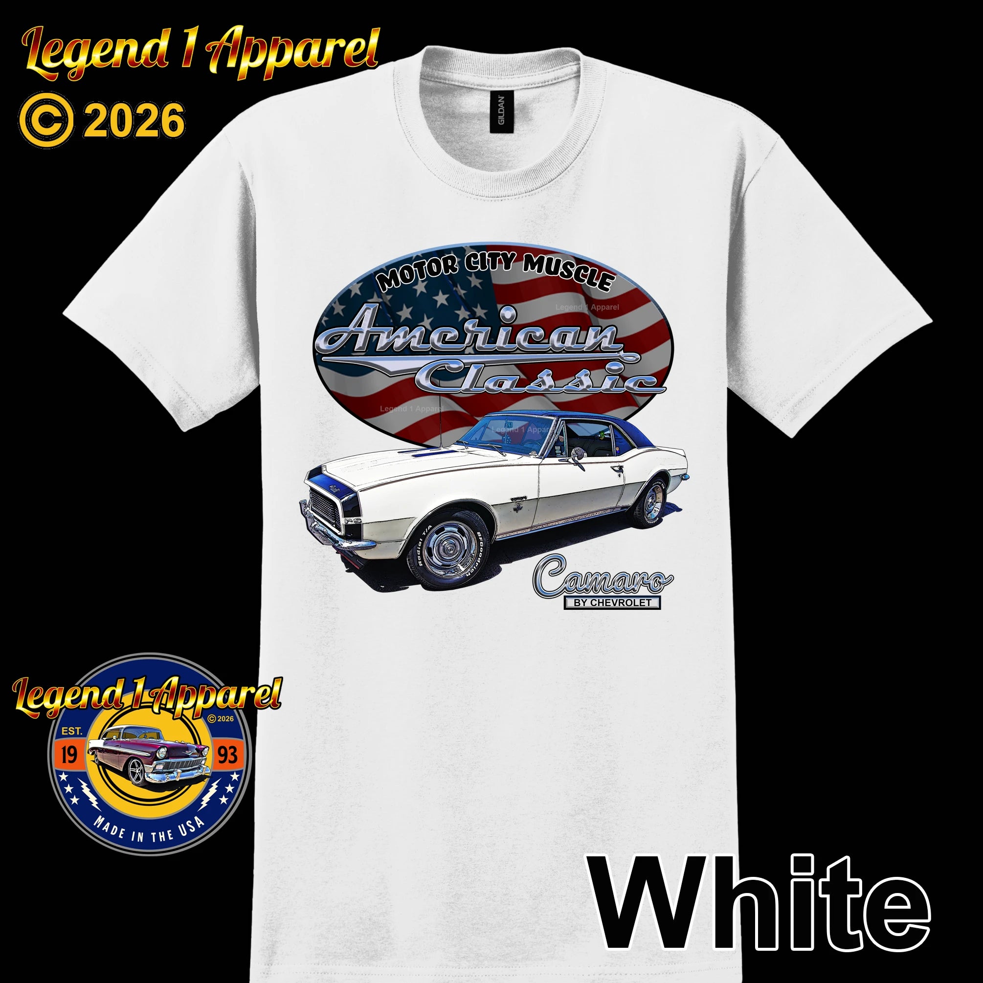 1967 Chevrolet Camaro - American Classic Muscle Car T-shirt