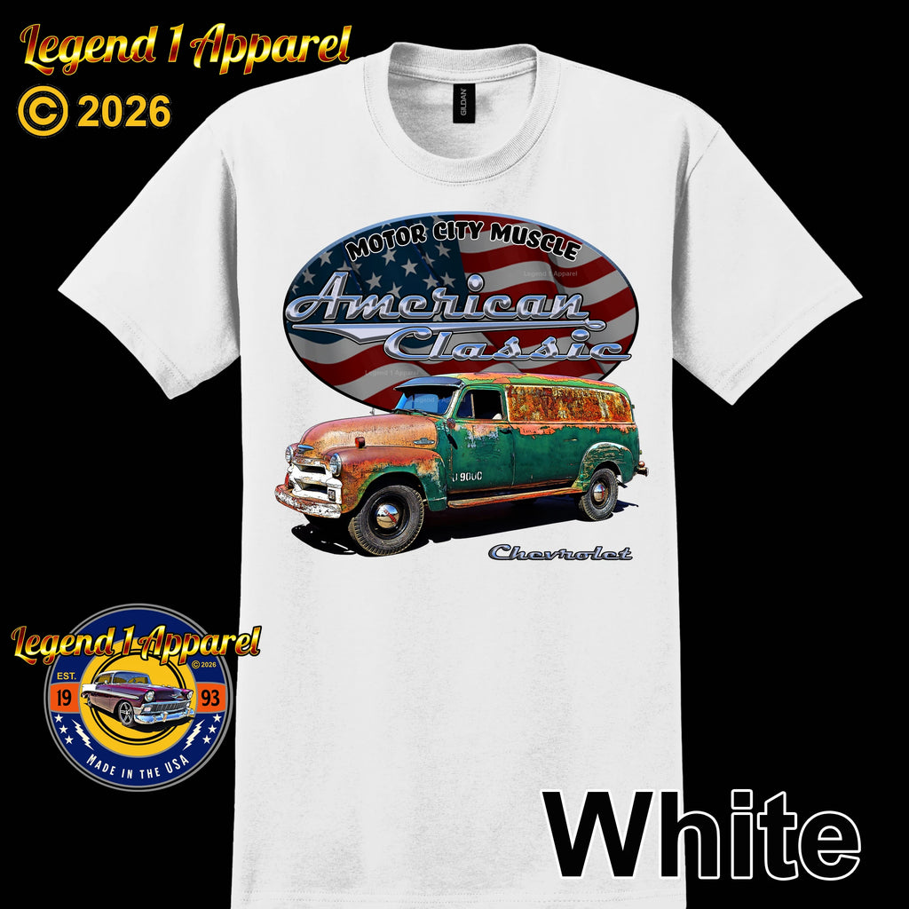 1956 Chevrolet Panel Truck - American Classic Muscle Truck T-shirt