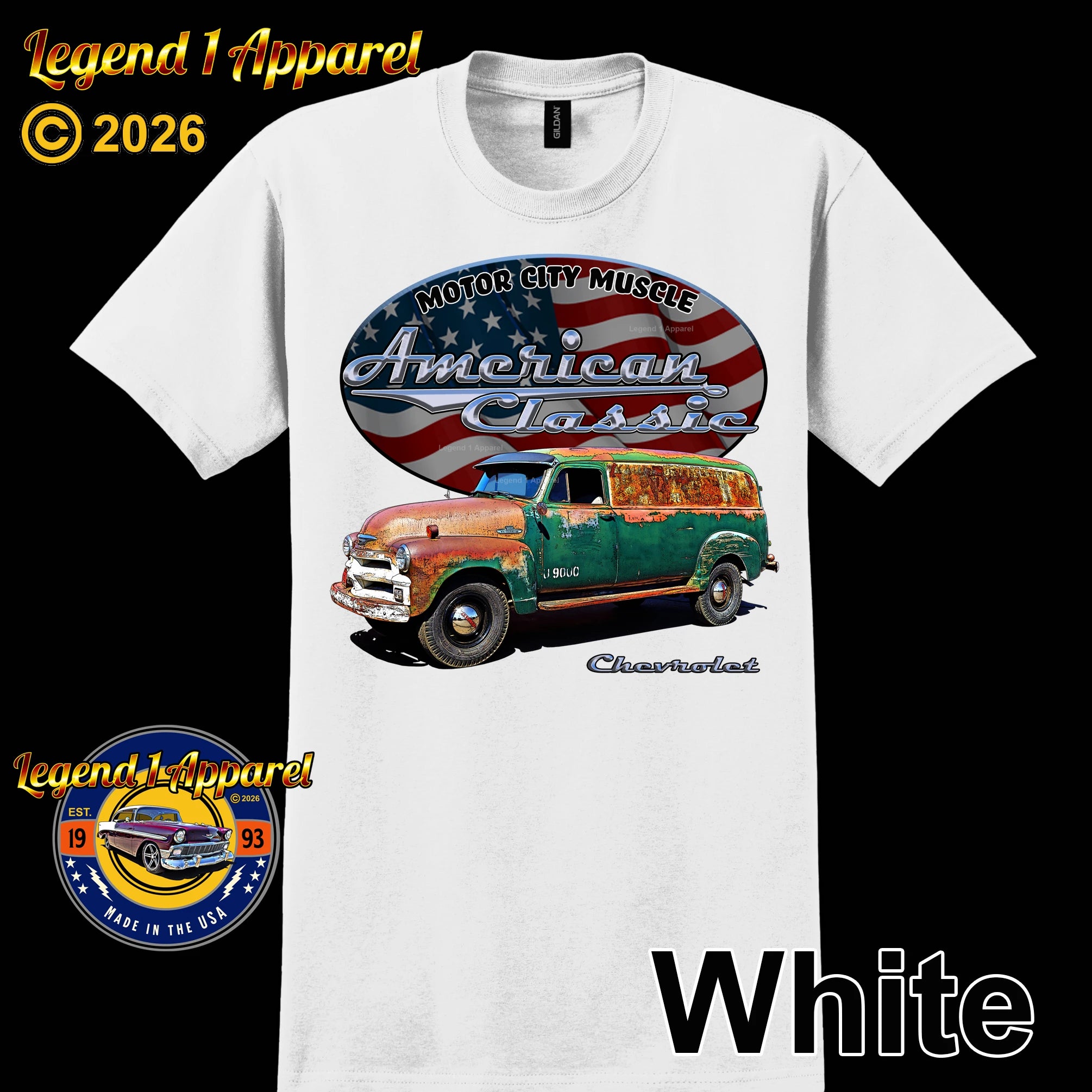 1956 Chevrolet Panel Truck - American Classic Muscle Truck T-shirt
