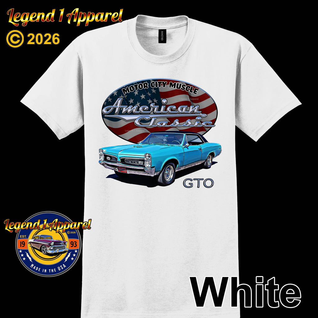 1967 Pontiac GTO - American Classic Muscle Car T-shirt