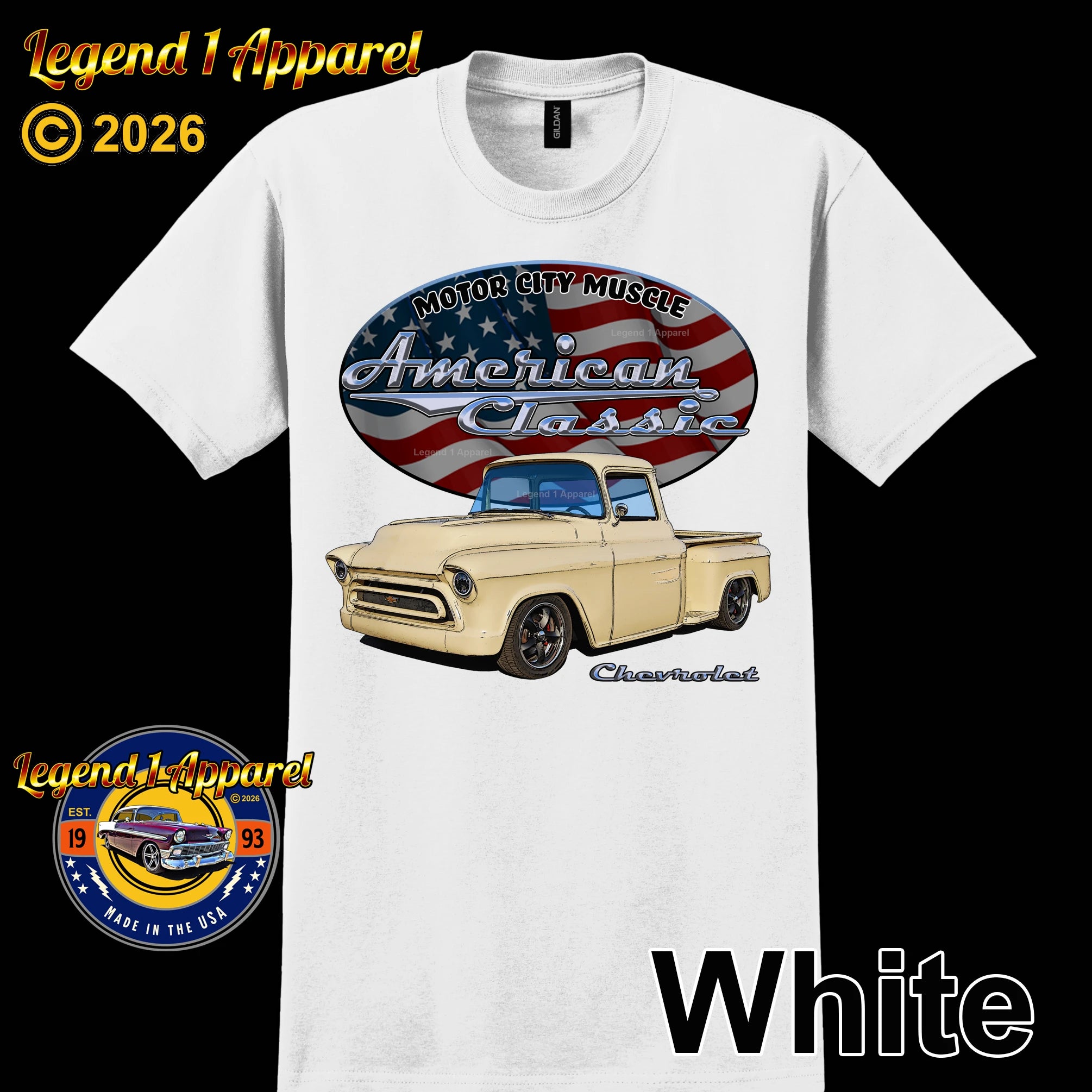 1957 Chevrolet Pick Up - American Classic Muscle Truck T-shirt