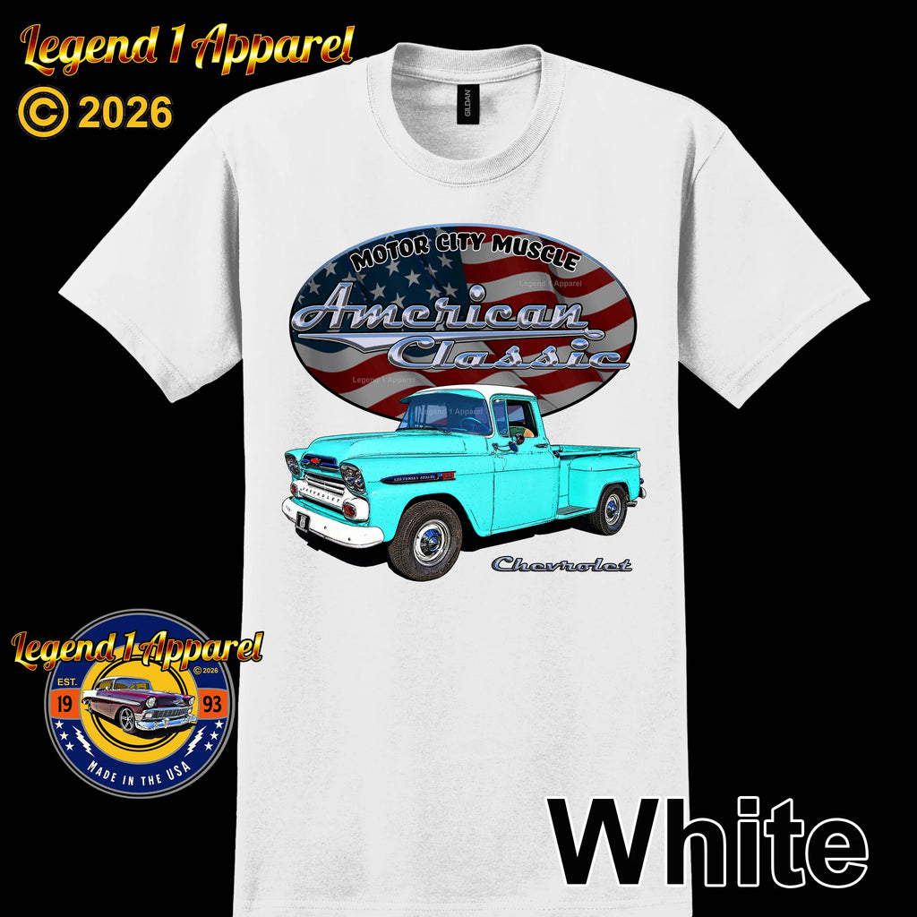 1959 Chevrolet Pick Up - American Classic Muscle Truck T-shirt