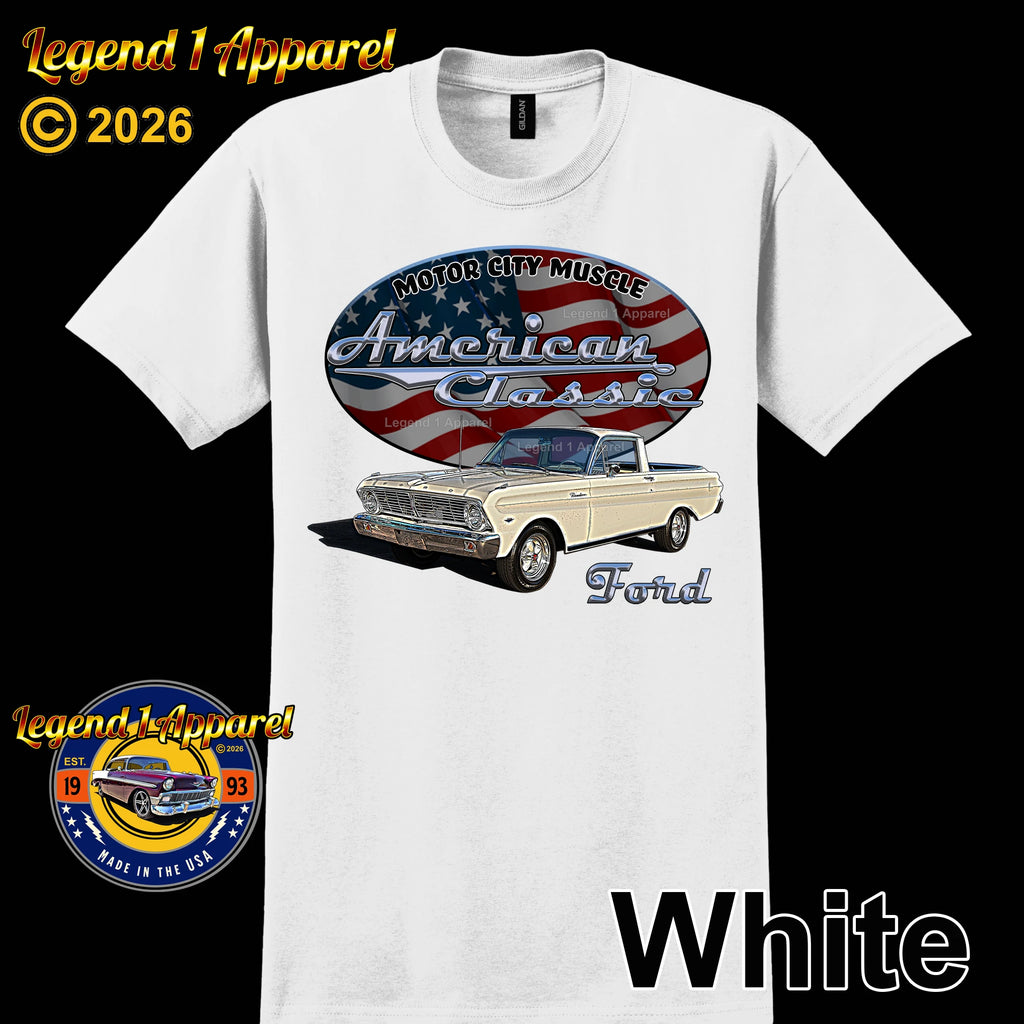 1965 Ford Ranchero - American Classic Muscle Car T-shirt