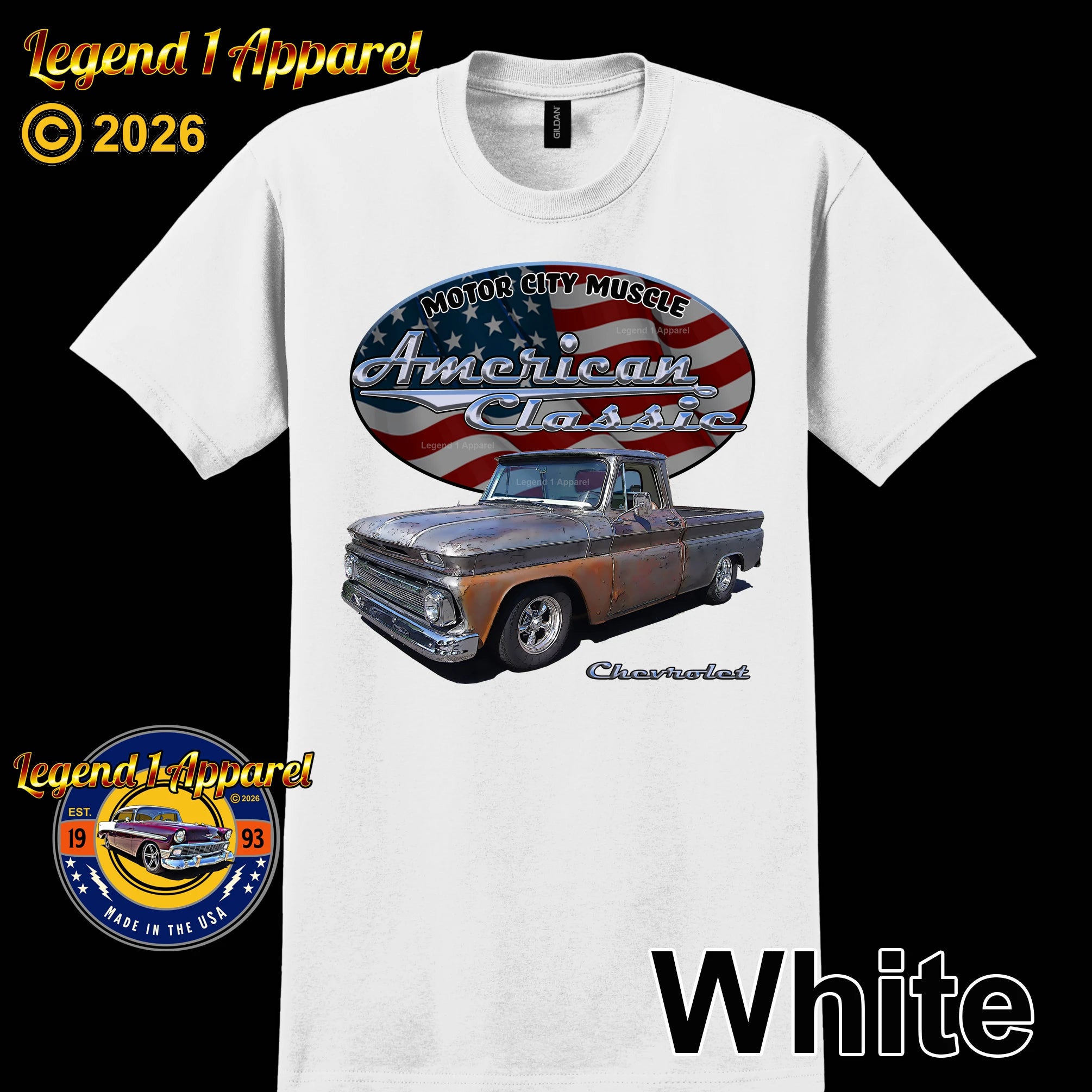 1965 Chevrolet Pick Up - American Classic Muscle Truck T-shirt