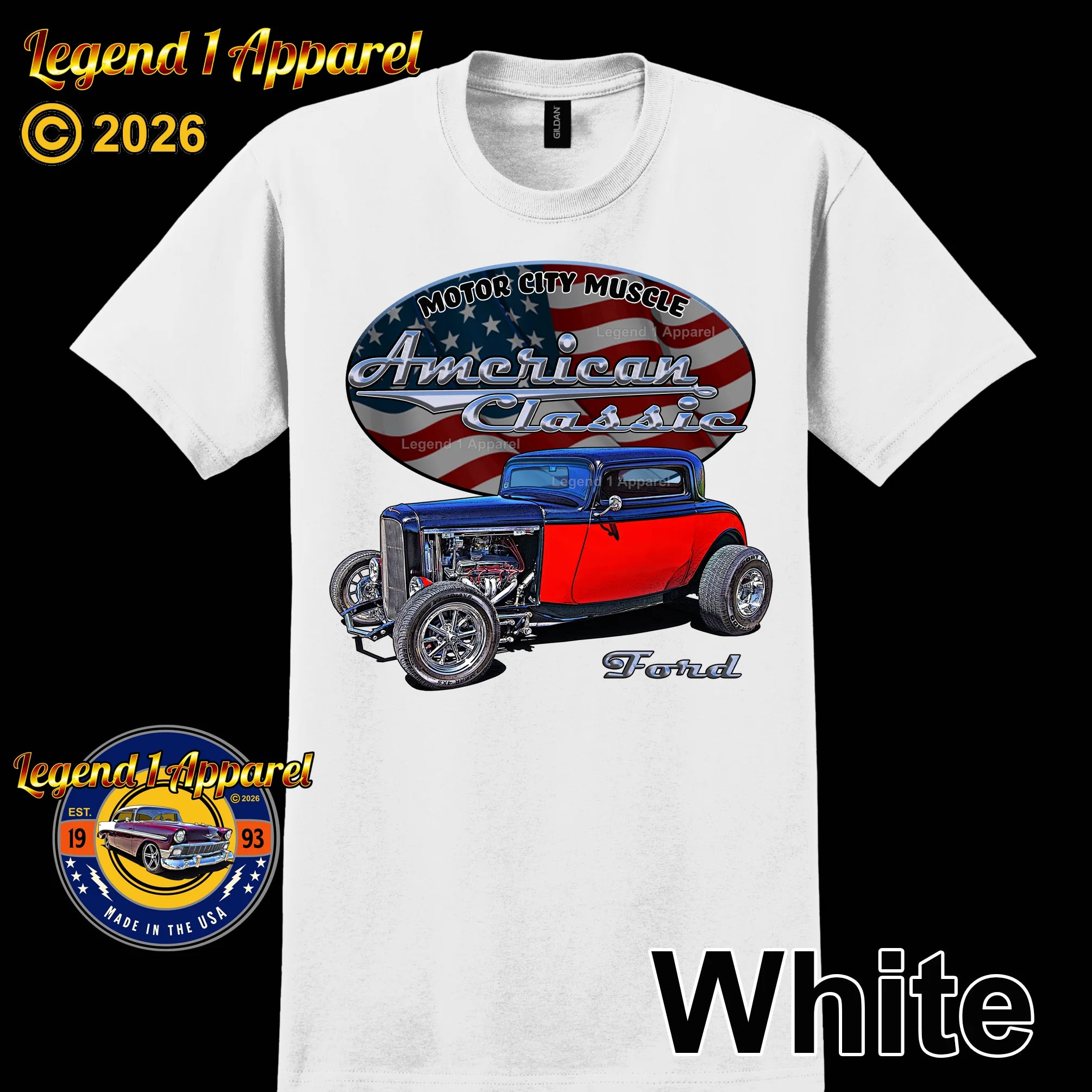 1932 Ford Coupe - American Classic Muscle Car T-shirt