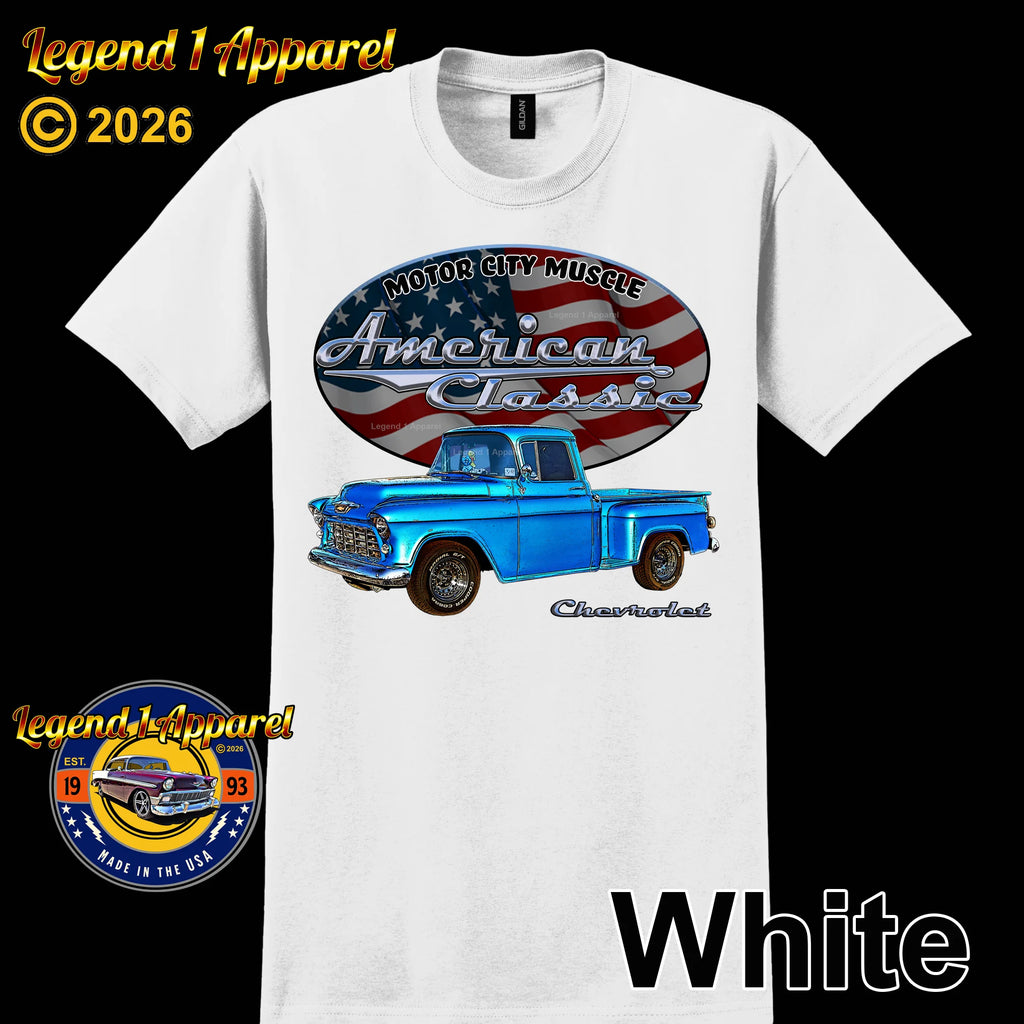 1955 Chevrolet Pick Up - American Classic Muscle Truck T-shirt