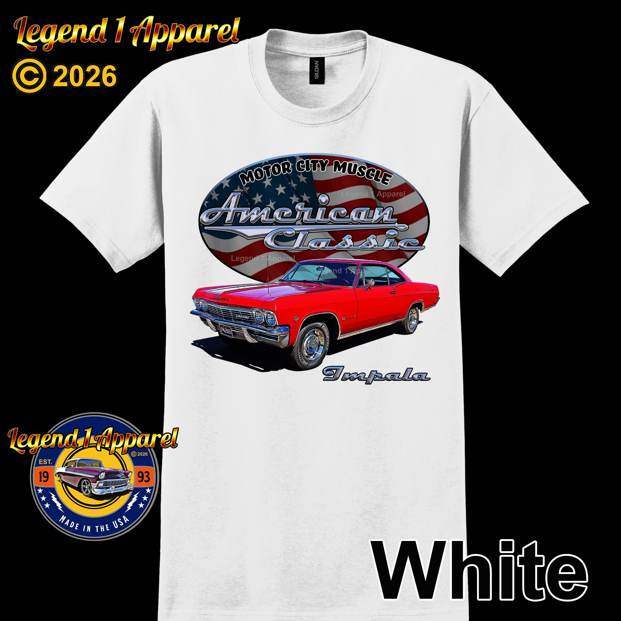 1965 Chevrolet Impala SS - American Classic Muscle Car T-shirt