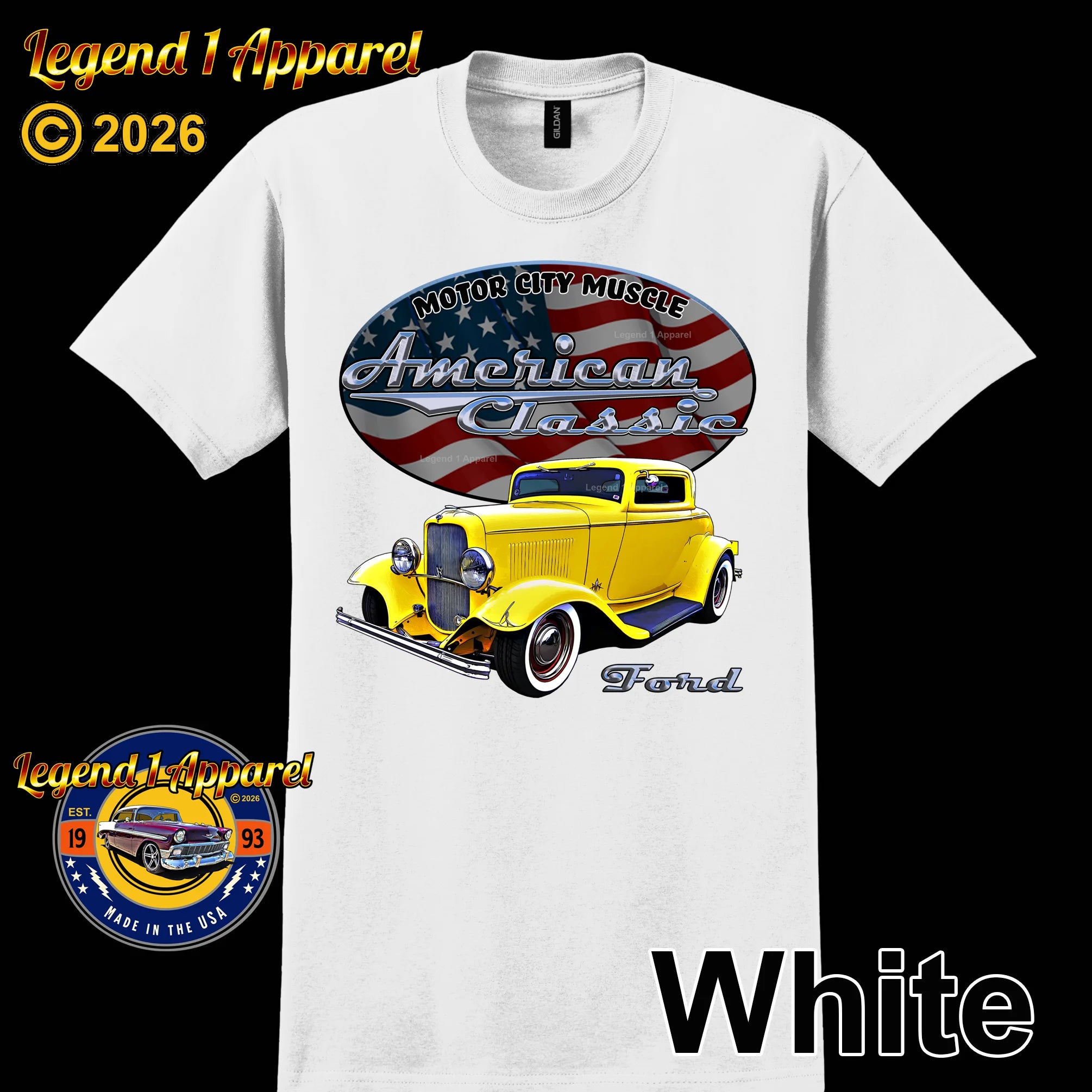 1932 Ford Coupe - American Classic Muscle Car T-shirt
