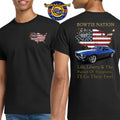 1973 Chevrolet Camaro Bowtie Nation T-Shirt – 73 Chevy Classic Car Graphic Tee