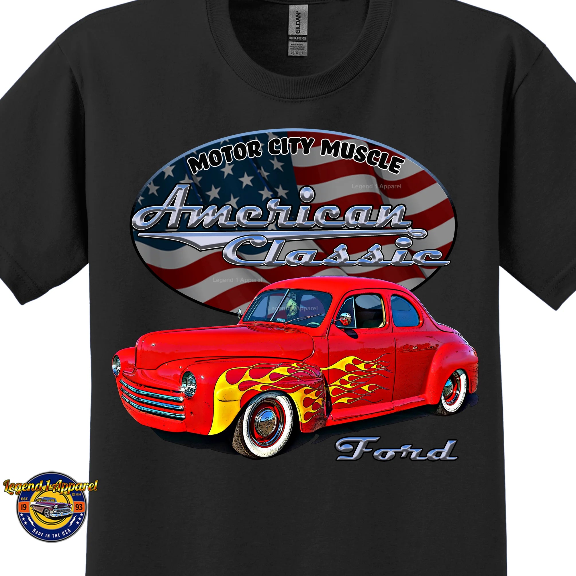 1947 Ford Coupe - American Classic Muscle Car T-shirt