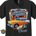 1956 Chevy Bel Air American Muscle T-Shirt –56 Chevrolet Bel Air Classic Car Graphic Tee