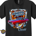 1972 Chevrolet Chevelle SS American Muscle T-Shirt – 72 Chevy Classic Car Graphic Tee