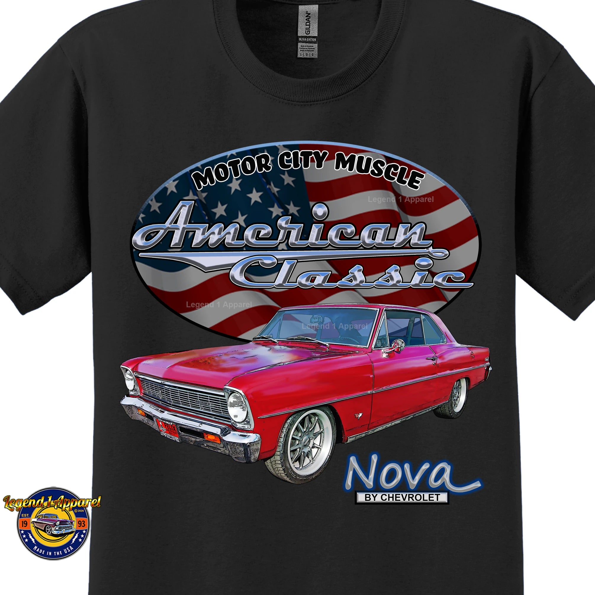 1966 Chevrolet Nova SS - American Classic Muscle Car T-shirt