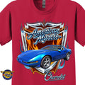 1992 Chevrolet Corvette C4 American Muscle T-Shirt – 92 Chevy Classic Car Graphic Tee