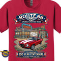 1970 Chevrolet Camaro Classic Car Graphic Tee – Route 66 Centennial T-Shirt