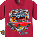 1965 Chevrolet Chevelle SS American Muscle T-Shirt – 65 Chevy Classic Car Graphic Tee