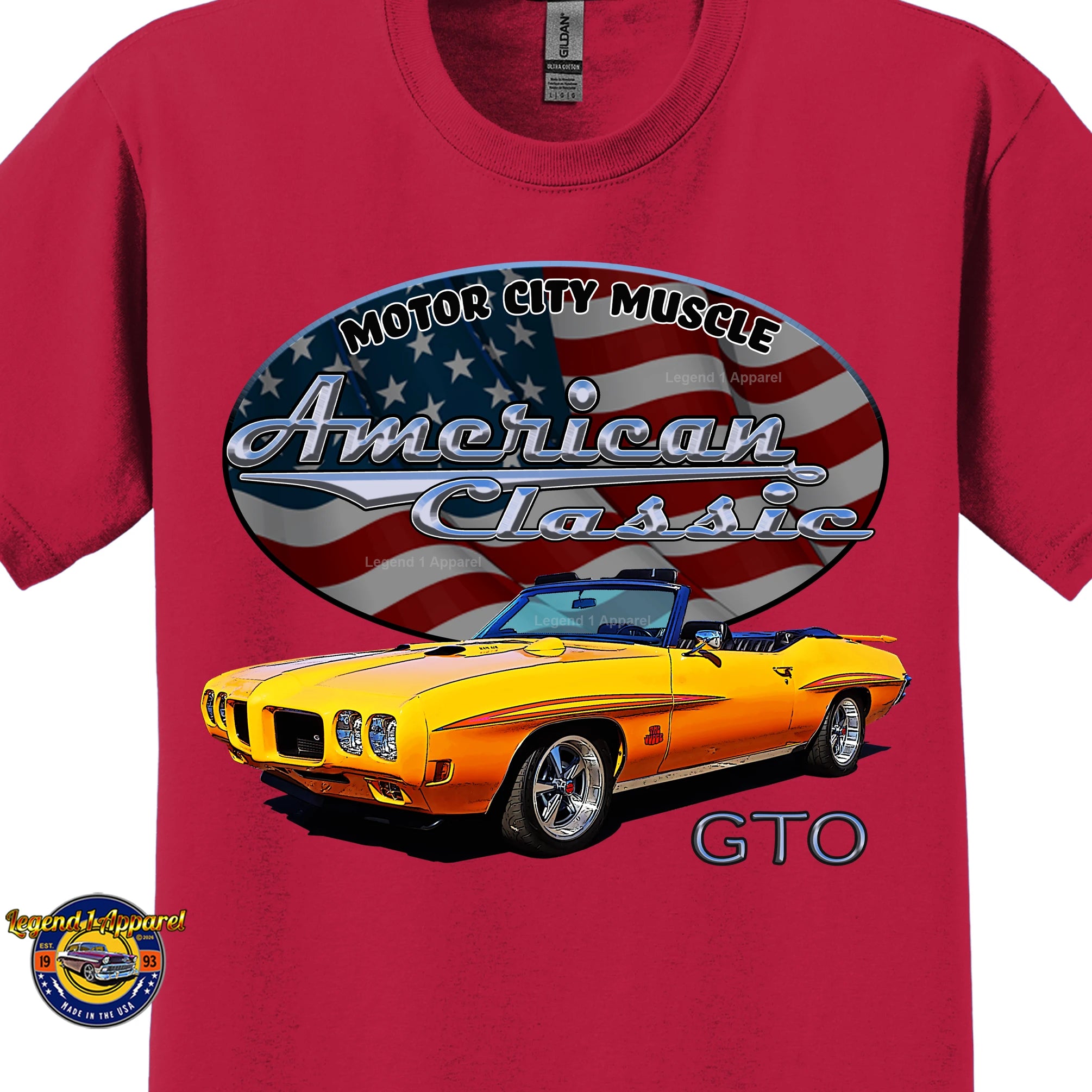 1970 Pontiac Judge GTO - American Classic Muscle Car T-shirt