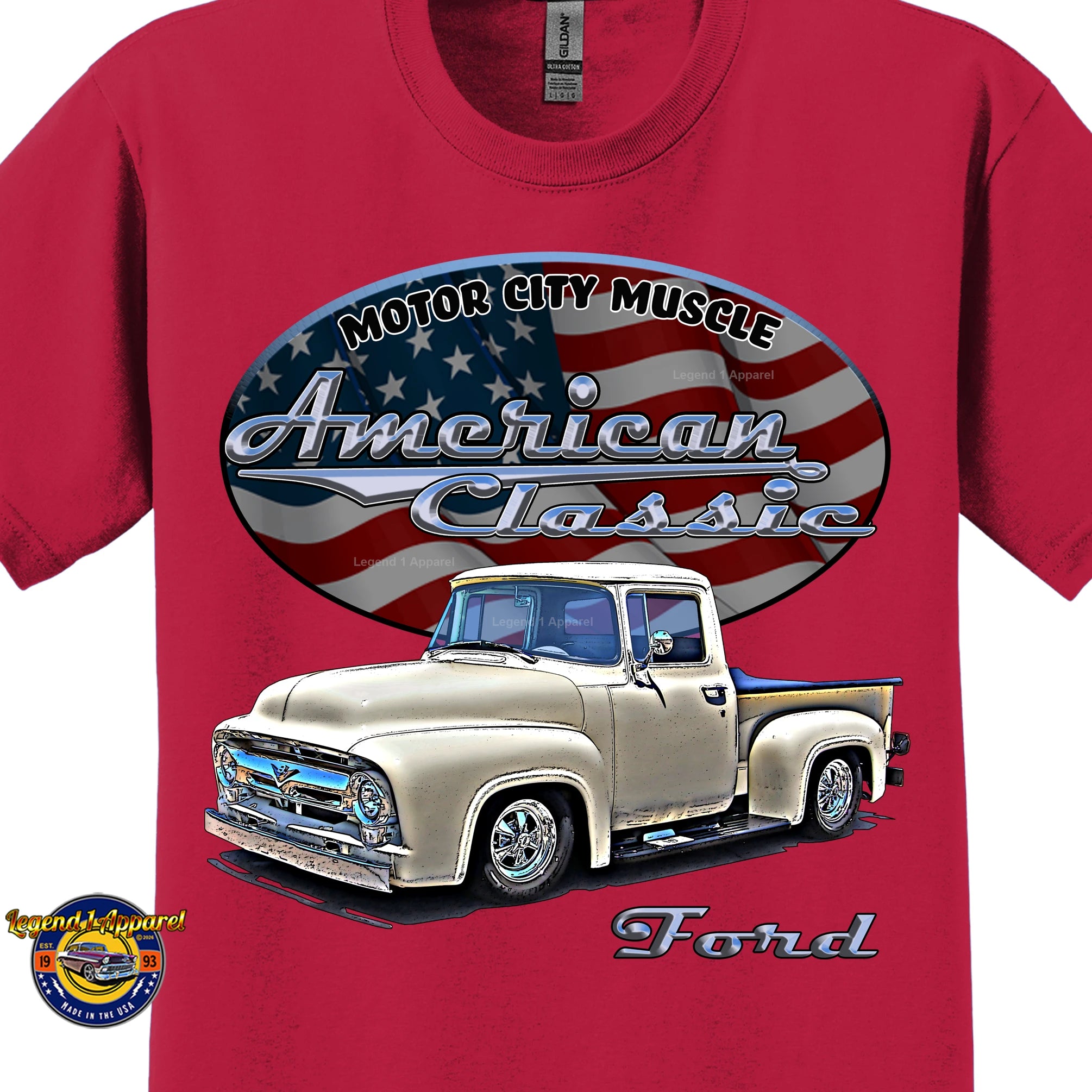 1956 Ford F100 Truck - American Classic Pickup T-shirt