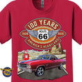 1971 Chevrolet El Camino Classic Truck Graphic Tee – Route 66 100 Years T-Shirt (Copy)