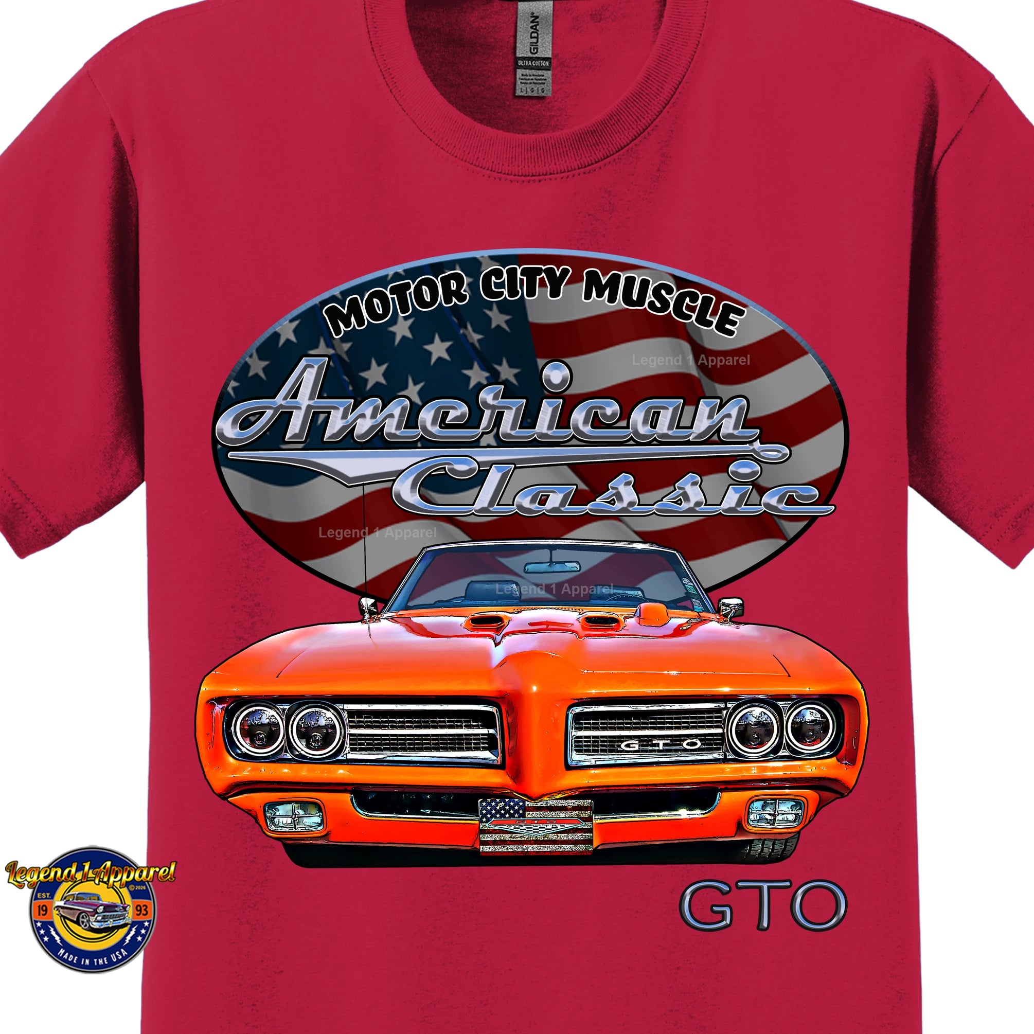 1969 Pontiac Judge GTO - American Classic Muscle Car T-shirt