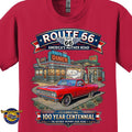 1964 Chevrolet El Camino Classic Truck Graphic Tee – Route 66 Centennial T-Shirt