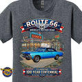 1966 Chevrolet Chevelle SS Classic Car Graphic Tee – Route 66 Centennial T-Shirt