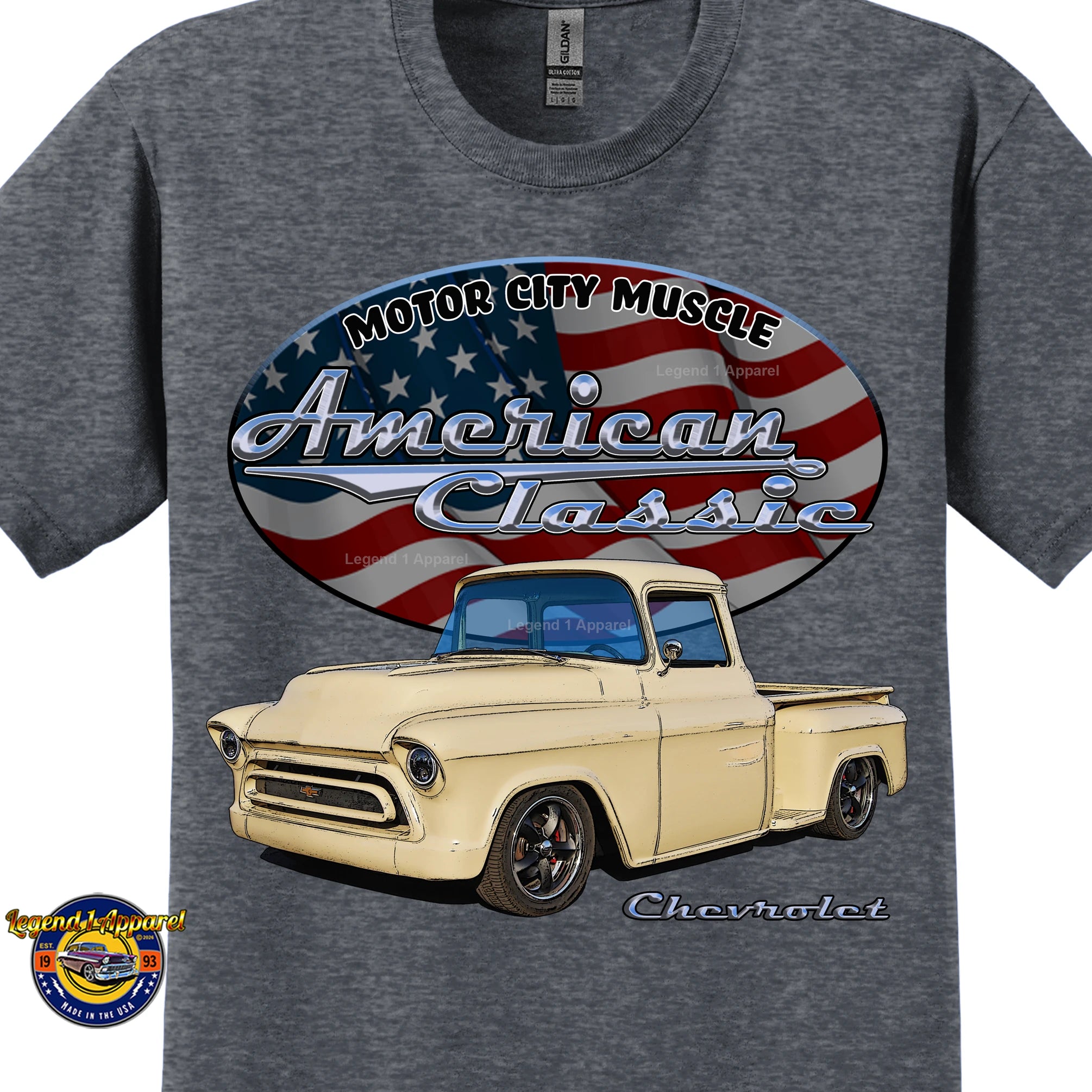 1957 Chevrolet Pick Up - American Classic Muscle Truck T-shirt
