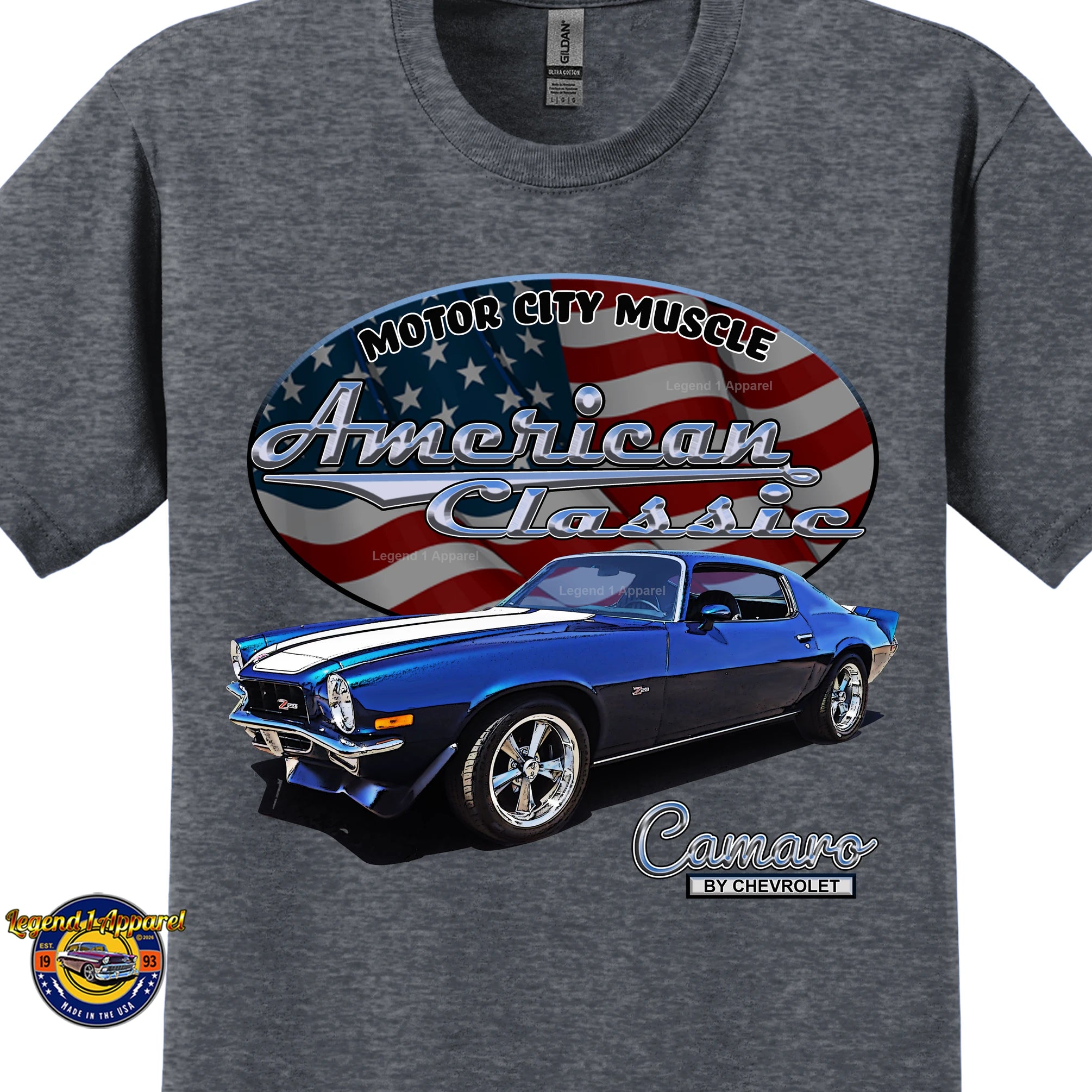 1973 Chevrolet Camaro - American Classic Muscle Car T-shirt