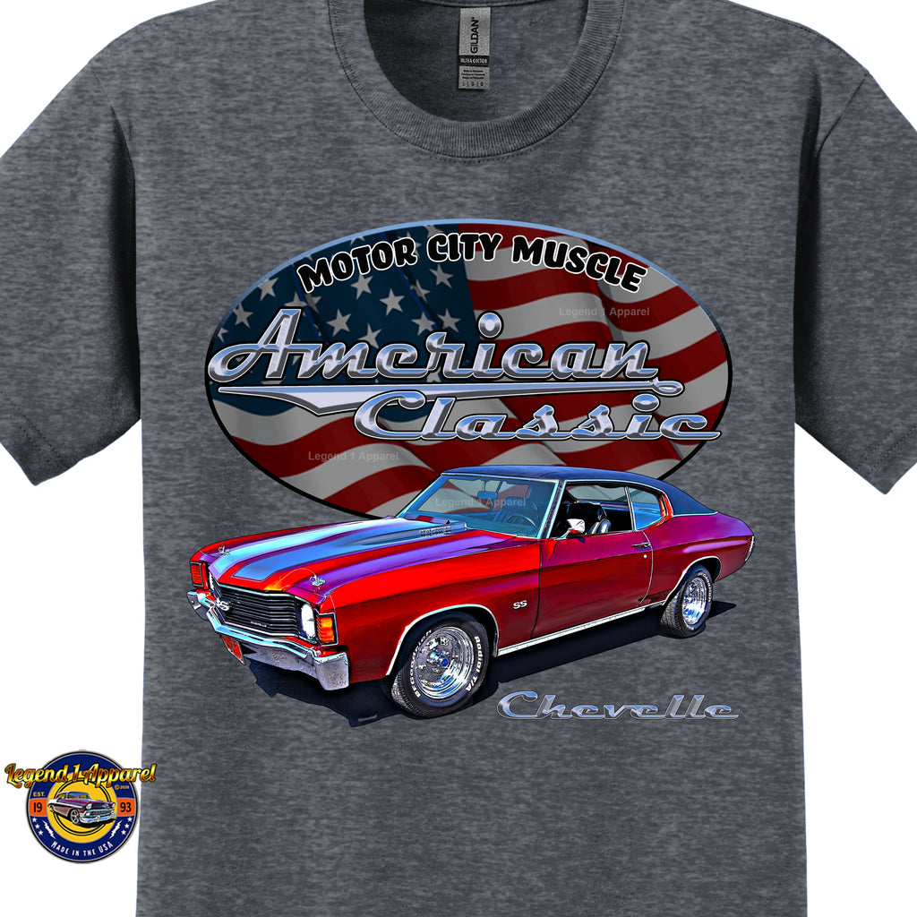 1972 Chevrolet Chevelle SS - American Classic Muscle Car T-shirt