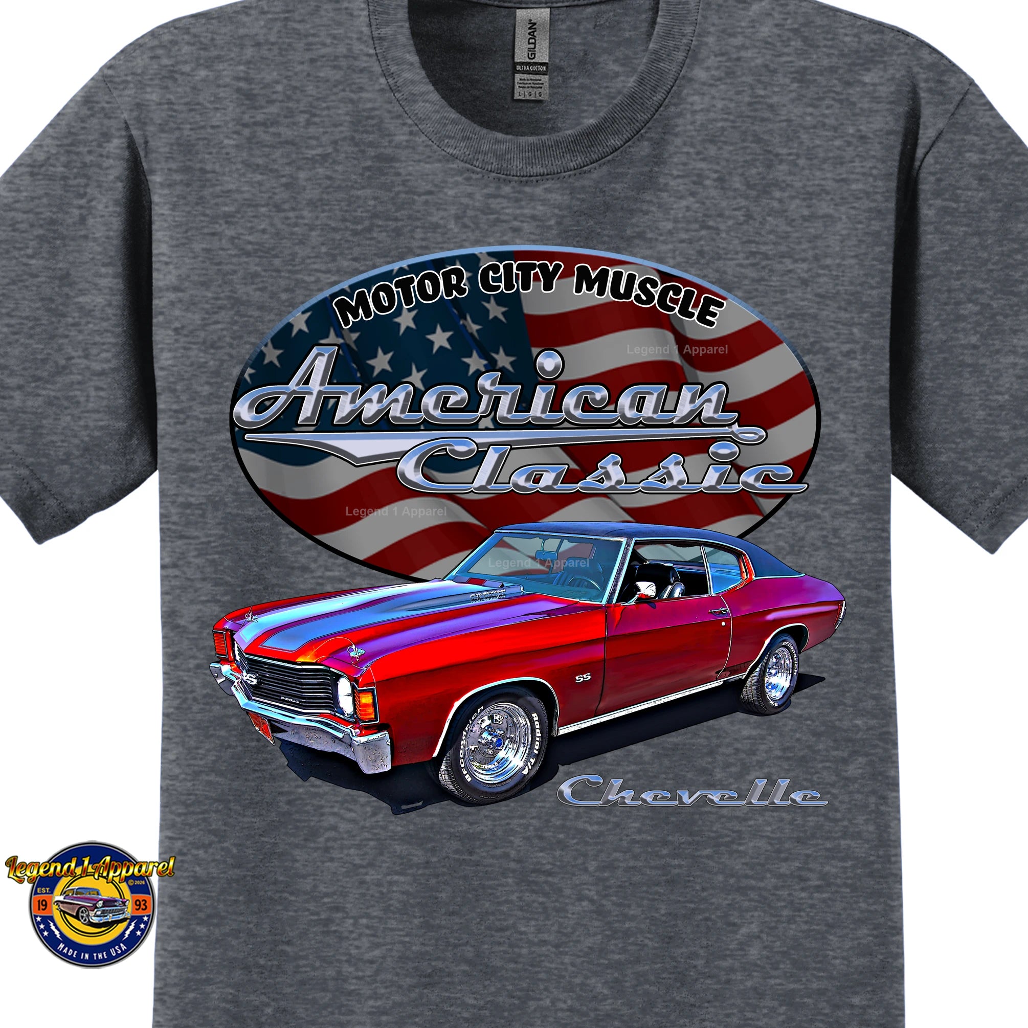 1972 Chevrolet Chevelle SS - American Classic Muscle Car T-shirt
