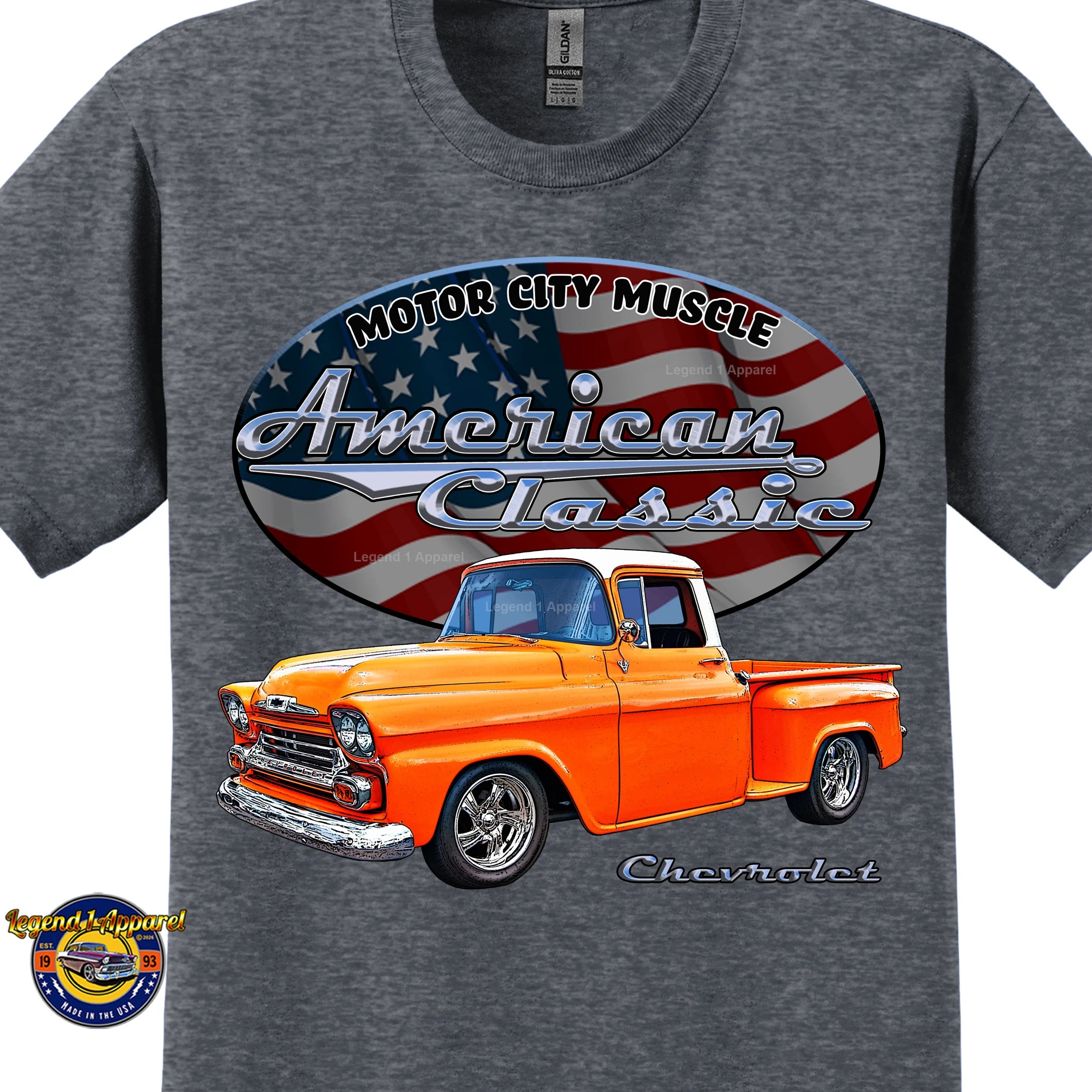 1958 Chevrolet Pick Up - American Classic Muscle Truck T-shirt