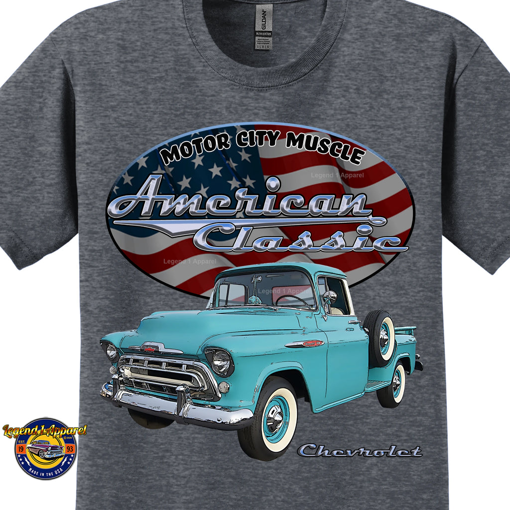1957 Chevrolet Pick Up - American Classic Muscle Truck T-shirt