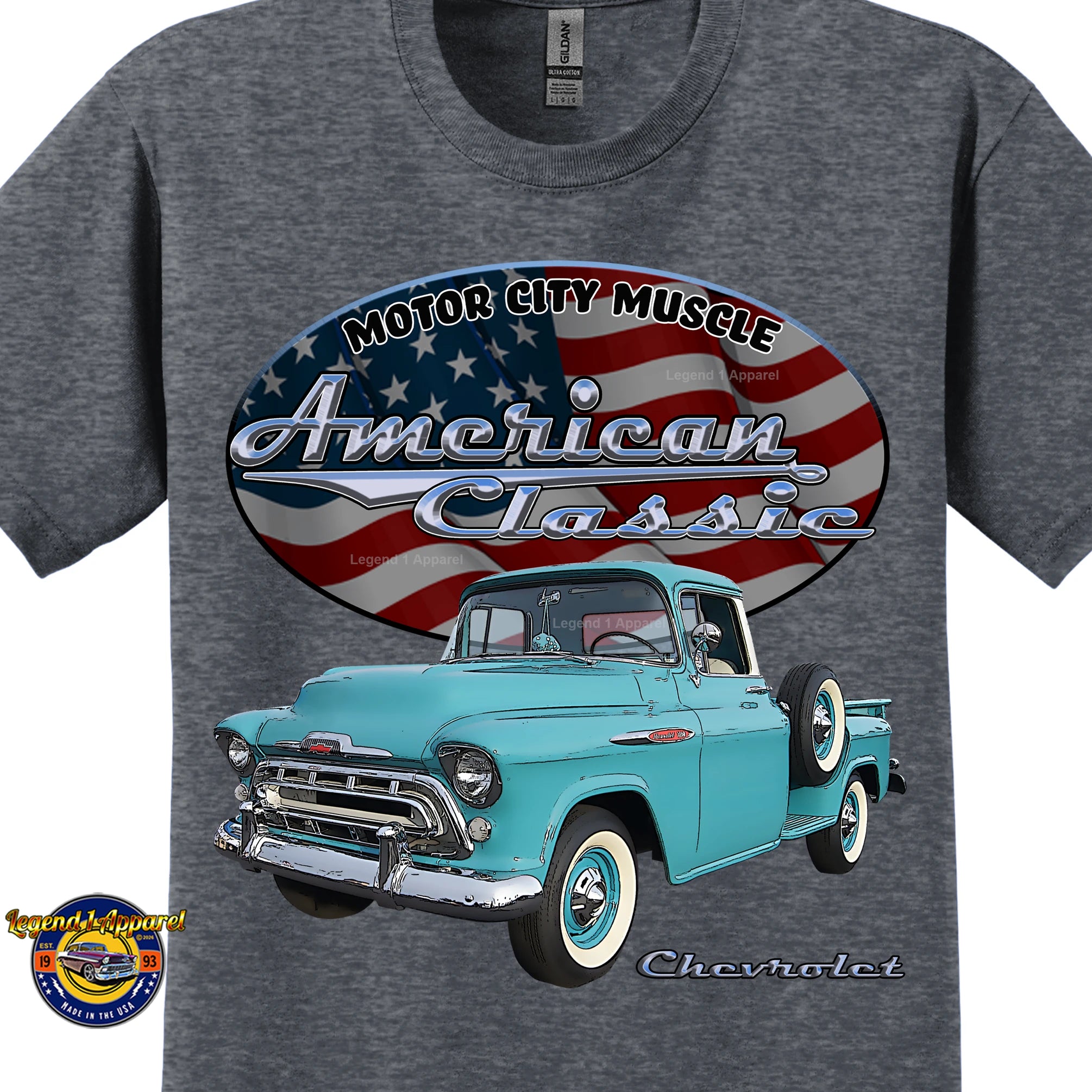 1957 Chevrolet Pick Up - American Classic Muscle Truck T-shirt