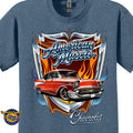 1957 Chevy Bel Air American Muscle T-Shirt – 57 Chevrolet Bel Air Classic Car Graphic Tee